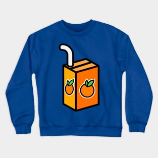 Orange Fruit Box Crewneck Sweatshirt